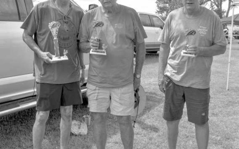 GM MUSCLE CARS – In the GM Muscle Car Class, Bruce Fowler won first with his 1968 Chevy Chevelle, Jerry New earned second with his 1967 Chevelle SS and Greg Daniel won third with his 1970 Chevelle SS. (Staff photo by Ada Niederhauser)