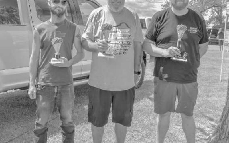 PROJECT &amp;amp; PROGRESS – In the Project and Progress Class, first place went to Michael Jordan with his 1986 Chevy Camaro , Mike Sapia won second with his 1971 Chevy Monte Carlo and Cody Britton won third with a 1975 Chevy K10. (Staff photo by Ada Niederhauser)