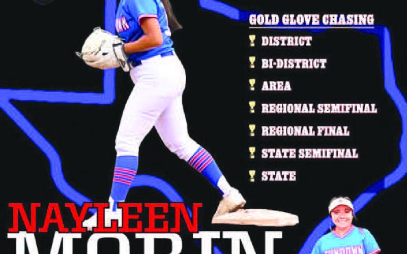 ALL-STATE SECOND BASE - Sundown Roughettes Nayleen Morin was named 2AD2 All-State Second Base following the 2024-2025 softball season. (Photo courtesy of Sundown ISD)