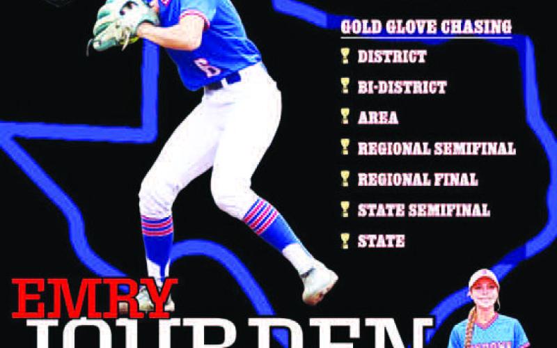 ALL-STATE SHORTSTOP - Sundown Roughettes Emry Jourden was named 2AD2 All-State Shortstop following the 2024-2025 softball season. (Photo courtesy of Sundown ISD)