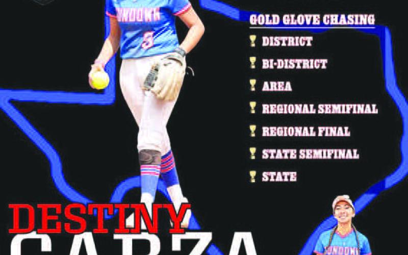 ALL-STATE PITCHER - Sundown Roughettes Destiny Garza was named 2AD2 All-State Pitcher following the 2024-2025 softball season. (Photo courtesy of Sundown ISD)