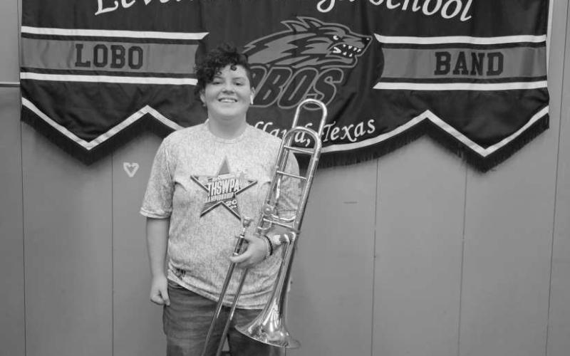 HONOR BAND &amp; AREA QUALIFIERS - LHS Band Director Michael Cason &amp;amp; Assistant Director Matthew Tolentino share that Lobo Band Members had great success on Saturday. Congratulations to these Lobo Band Members for making the ATSSB Region 16 Honor Band. They also advance to the area round of competition. Pictured above is Emma Pugh/Trombone.
