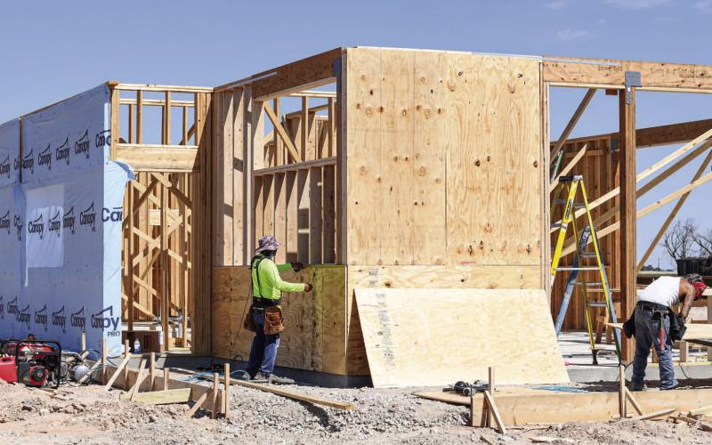 COMING ALONG- Construction at 705 Highway 114 next to Holiday Inn and Swackhammers Restaurant. The company has shared that their goal is to be open and operational within 100 days. (Staff photo by Jentezen Smith).