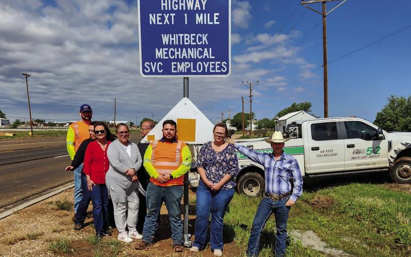 STREET SIGN DEDICATION