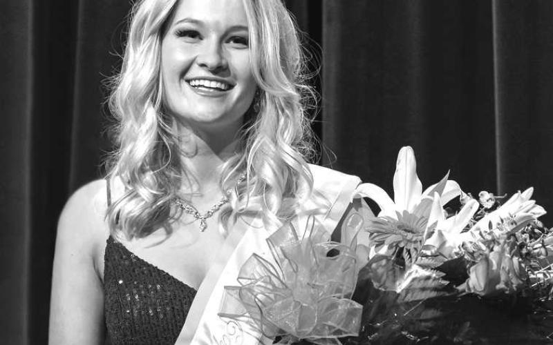 MISS CAPROCK 2022– Machayla Parkinson of Levelland was crowned Miss Caprock during the 64th Annual Scholarship Pageant recently in the Tom T. Hall Production Studio on the South Plains College campus. She represented the SPC Education Program. (SPC Photo)