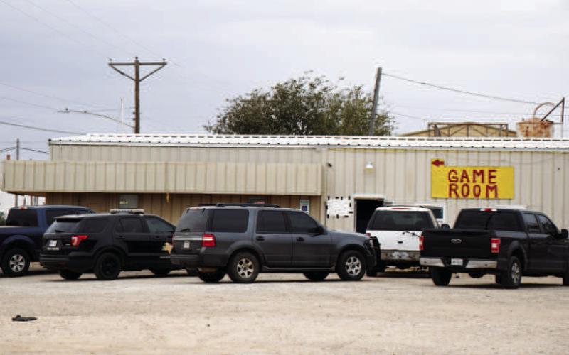 VARIOUS ARRESTS, CHARGES - After completing a two phase operation with joint efforts from the LPD, HSO, DPS and FBI, 32 individuals were arrested with charges ranging from, possession of weapons, narcotics, gambling, prostitution and parole violations. Pictured is one of the five game rooms located on N Highway 114. (Staff Photo by Dom Puente)