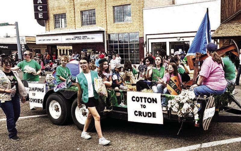 CENTENNIAL PARADE HONORABLE MENTION - Girls Scouts - $150. (Staff photo)