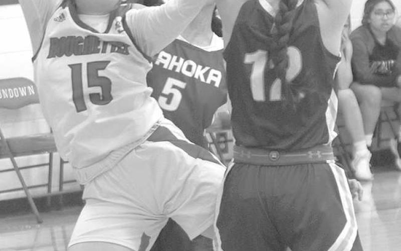 Lady Eagle hoops come home with playoff gold