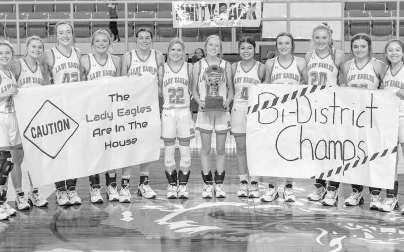 Lady Eagle hoops come home with playoff gold