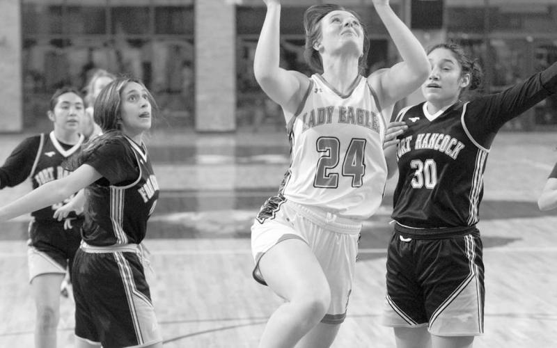 Lady Eagle hoops come home with playoff gold