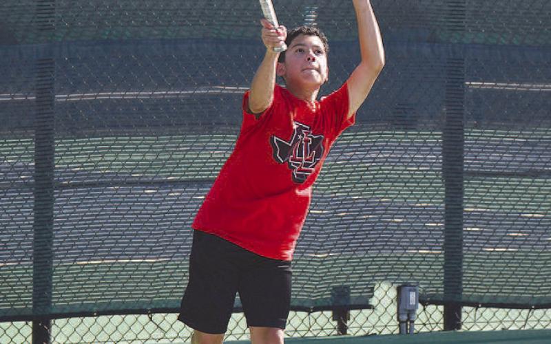 LHS JV tennis 2-0 in district