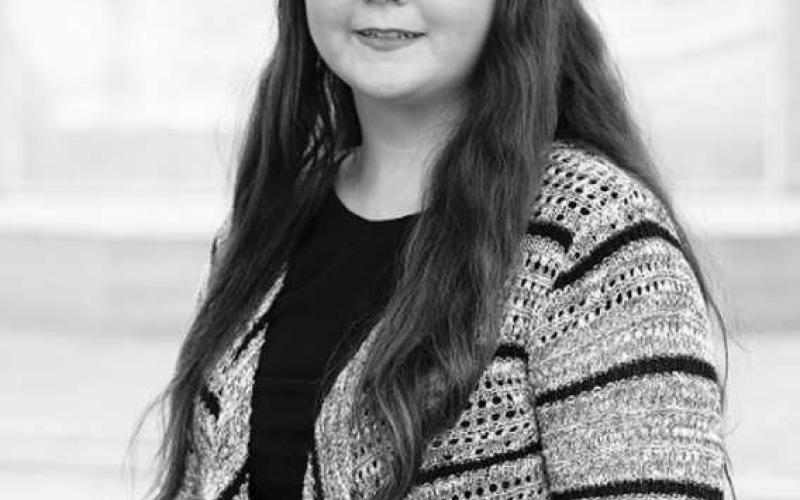 SPC 2025 STUDENT OF THE YEAR RECIPIENT - Paige Ward, a chemistry major from Grove City, Ohio, received the 2025 South Plains College President’s Student of the Year award during the Spring 2025 afternoon commencement ceremony on May 9 in the Texan Dome. (SPC Photo)