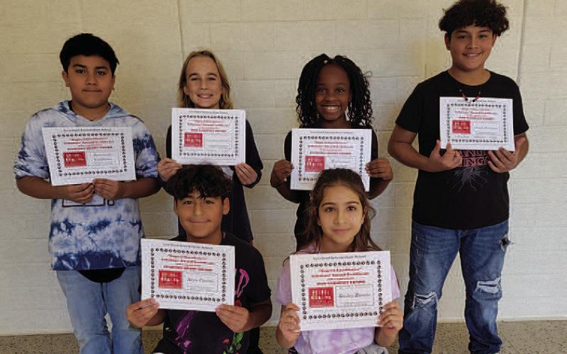LIS students receive first nine weeks academic awards