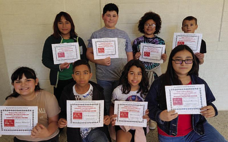 LIS students receive first nine weeks academic awards