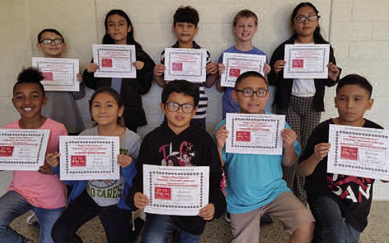 LIS students receive first nine weeks academic awards