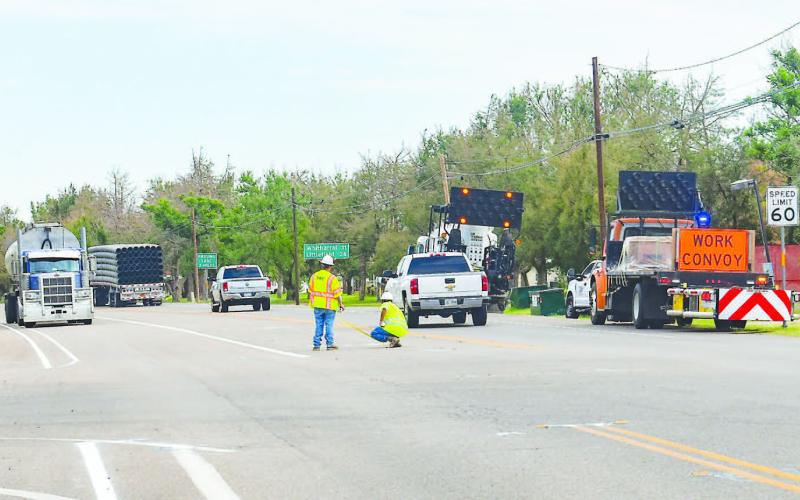 ROADWAY IMPROVEMENTS - The Texas Department of Transportation is set to begin work on a project that will make roadway improvements to more than 3.8 miles of U.S. 385 in the City of Levelland. Drivers should anticipate various long-term lane closures and speed limits reduced throughout the project and are advised to stay alert. Drivers can expect slow moving traffic and delays, and are urged to use caution when driving through the work zones, since crews will be working in close proximity to traffic.