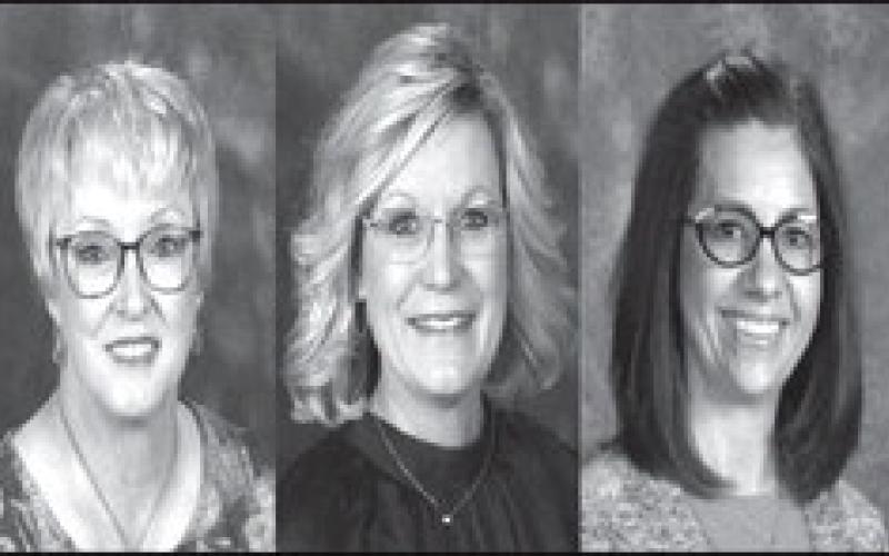 LIBRARIANS DAY - On National School Librarian’s Day, LISD celebrated their five librarians. Pictured are librarians, named in alphabetical order; Pam Alexander, Tracy Barker, Mixie Clowe, Abi Swain and Roxanne Toney. (Photo courtesy of Cristal Isaacks)