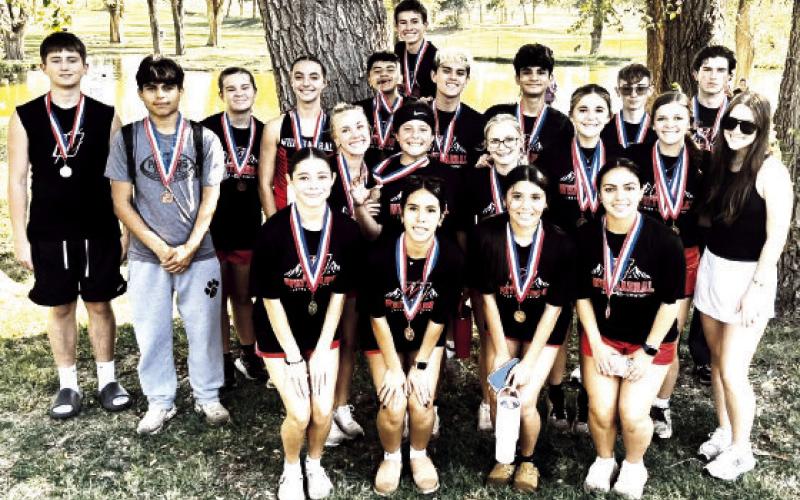 Whitharral Cross Country Team qualified to compete at Regionals.