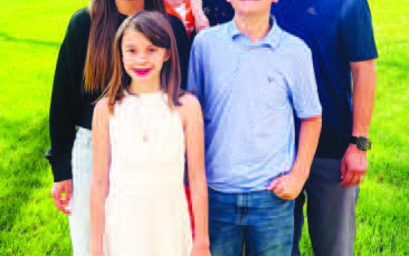 NEW MIDDLE SCHOOL PRINCIPAL-- Sundown ISD announced that Katie Pena will be the new Sundown Middle School Principal for the 2026-2027 school year. Pictured is the Pena family. (Sundown ISD photo)