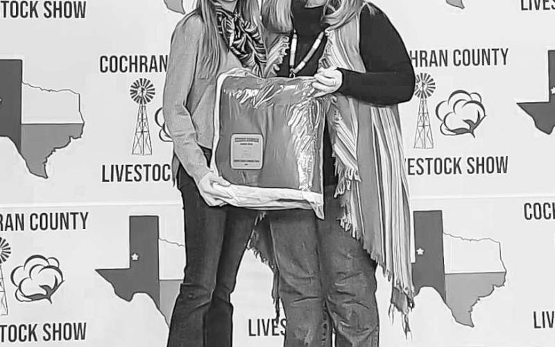 JR RESERVE SHOWMAN - During the Cochran County Livestock Show, Tenley Kerby earned Jr. Reserve Showman, Grand JR. Goat Showman and Reserve Grand Champion Goat. (Photo courtesy of Shay Butler)