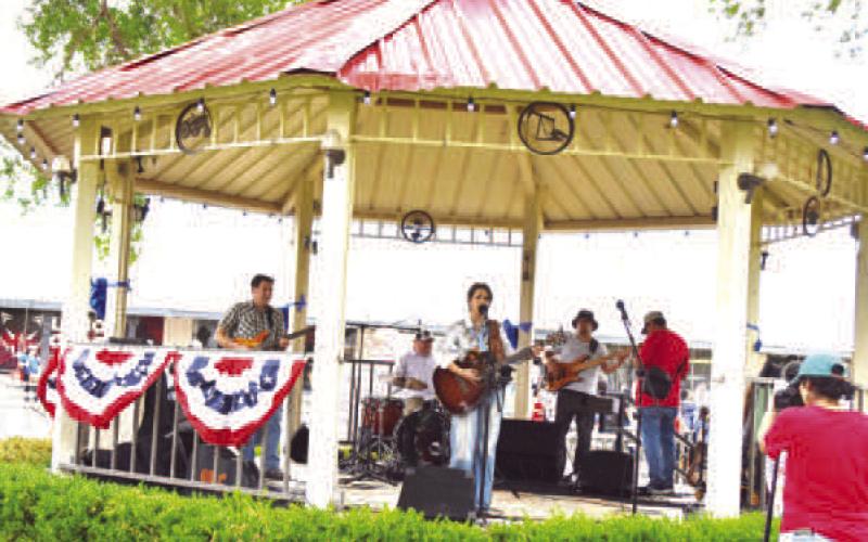 Several acts performed at the Gazebo this past Sunday at the Centennial Celebration. Residents came out to enjoy the event. (Staff photo)