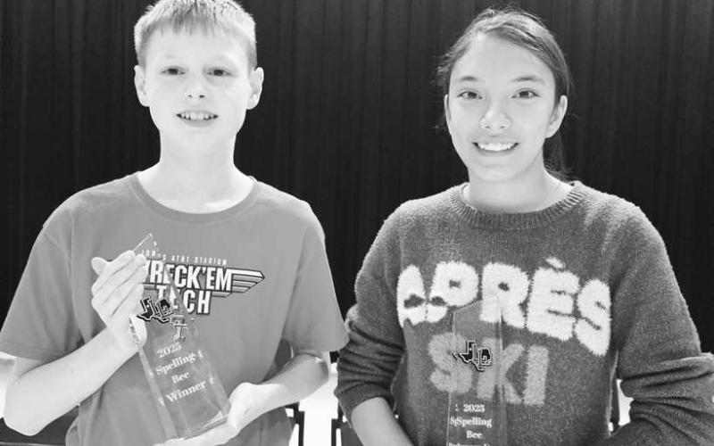 SPELLING BEE WINNERS