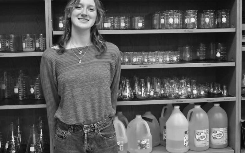 GETTINGREADYFOR NATIONALMANRRS CONFERENCE- Jaden Bobo, a first-year biology major from Lubbock, will attend the national Minorities in Agriculture, Natural Resources and Related Sciences conference taking place from March 20-24 in Chicago, Illinois. (SPC Photo)