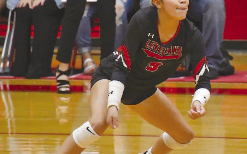 SECOND TEAM- Levelland High School shared the all-district accolades and honors for the Loboette volleyball team earned for 2022. All-district teams are voted upon by all coaches in the district and constitute the best players for the season. Aubree Gaona was named second team all-district. (Staff Photo by Dom Puente)