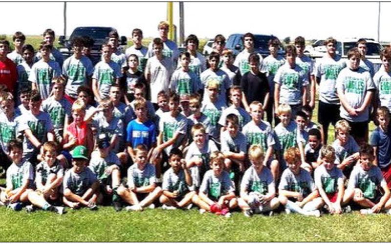 FOOTBALL SEASON COMING UP FAST - The Ropes Football Camp had a large turnout with interest running high for the young athletes as they gained more skills and conditioning for the upcoming football season.