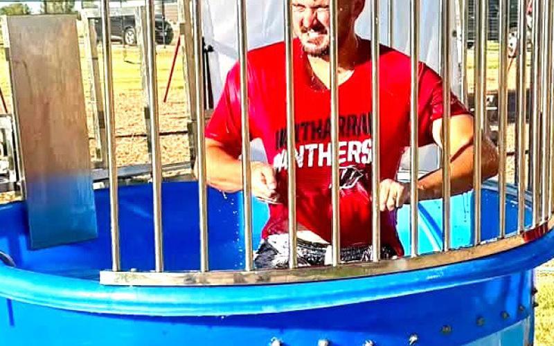 Whitharral high school and junior high students had a big day at the Panther Athletics Lift-A-Thon on July 27 filled with fun and friendly competition as well getting the opportunity to dunk a coach.