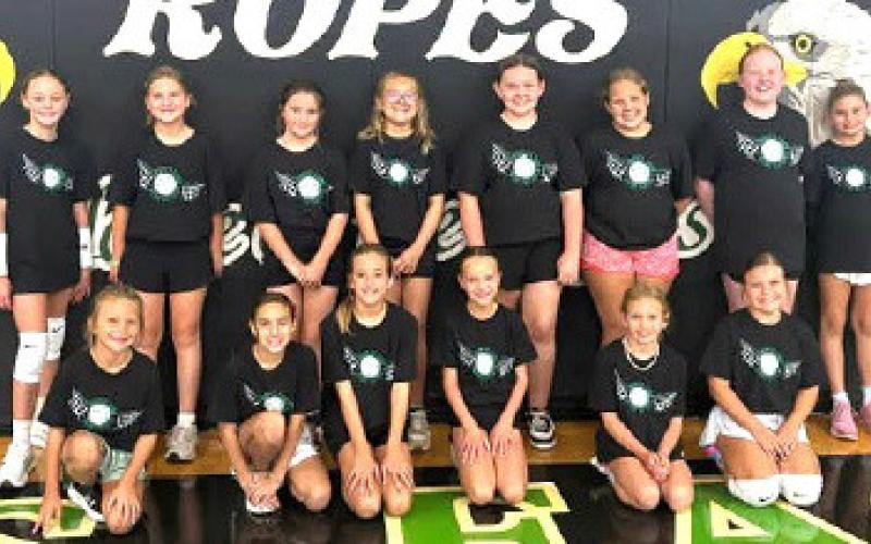 ROPES PREPARES FOR APPROACHING VOLLEYBALL SEASON – With games beginning just around the corner, Ropes athletes and coaches put in a lot of hard work practicing and learning volleyball skills and strategy at a recent camp.