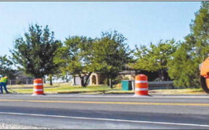 TRAFFIC FLIP - Traffic changes have been made to US 385 in Levelland this past week as the Texas Department of Transportation (TxDOT) continues to make improvements to the roadway. On Monday, crews switched all traffic, between FM 300 and 13th Street, to the newly built northbound lanes. The switch will allow crews to continue building the southbound US 385 lanes. (Staff photo by Evin Thomas)