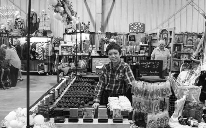 - Silver Fire Goat Milk Soaps was seen at the Petticoats on the Prairie held at the Mallet Event Center and Arena held on Friday and Saturday. It was on of the many vendors selling their homemade goods and crafts. (Staff photo by Hannah Woodrum)