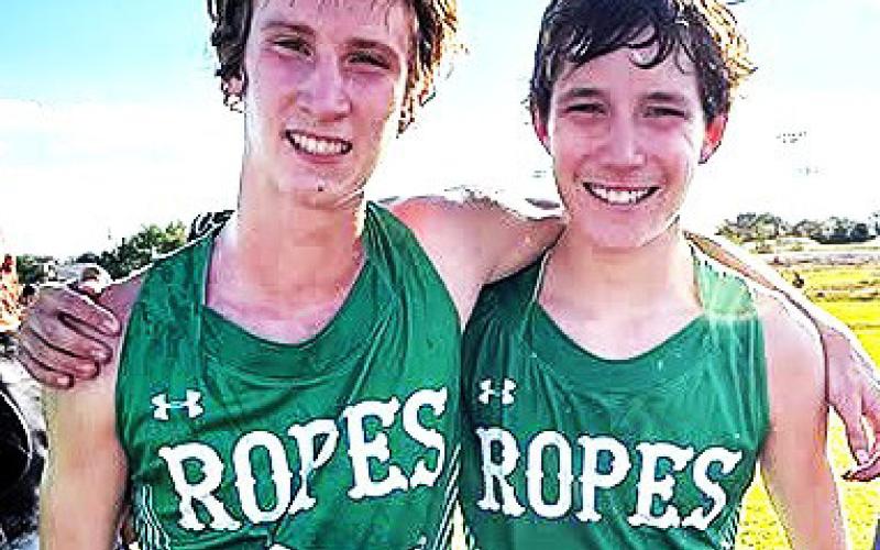LCU Rust Buster XC Relay – Rope Varsity Chase Schumm and Billy Hill, 4th place.