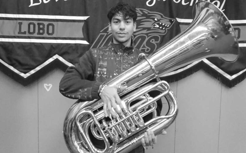 HONOR BAND &amp; AREA QUALIFIERS - LHS Band Director Michael Cason &amp;amp; Assistant Director Matthew Tolentino share that Lobo Band Members had great success on Saturday. Congratulations to these Lobo Band Members for making the ATSSB Region 16 Honor Band. They also advance to the area round of competition. Pictured above is Saul Hernandez/Tuba.