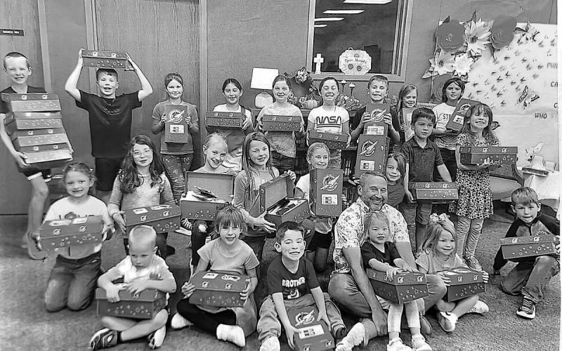First Baptist Church Levelland shipping gift boxes, November 19