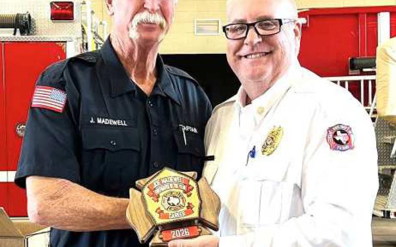 LEVELLAND FIRE DEPARTMENT 2026 FIREFIGHTER OF THE YEAR (CAREER) – Joe Madewell. (Levelland Fire Department photo)