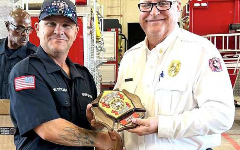 LEVELLAND FIRE DEPARTMENT 2026 FIREFIGHTER OF THE YEAR, VOLUNTEER– Willi Goolsby. (Levelland Fire Department photo)