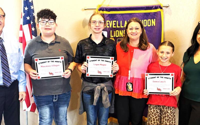 Levelland Noon Lions Students of the Month