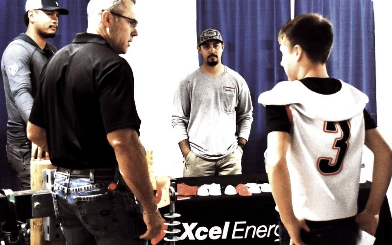 Workforce Solutions Jobs Y’all - Xcel representatives had the opportunity to meet middle school students and discuss employment opportunities that could affect decisions in the future. (Staff Photo)