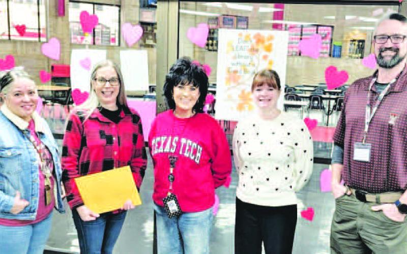 CHALLENGE ACCEPTED- Levelland High School held two fundraisers for Bill's Backpacks. LHS staff challenged each other to contribute money to enter a weight loss contest under the direction of Nurse Machelle Wells. The weight loss winner earned half the pot while the rest went to Bill's Backpacks. The LHS winners were Annie Davis in November and Scott Lawson in December.