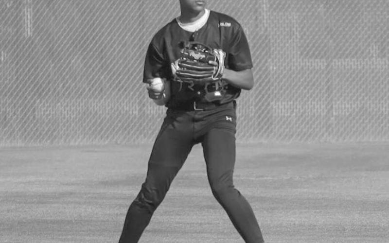QUICK FEET - Morton Indian Brayden Villarreal scrambled in the outfield to grab the fly ball during the team’s game against the Ira Bulldogs last Friday. (Staff photo by Aalijah Soliz)