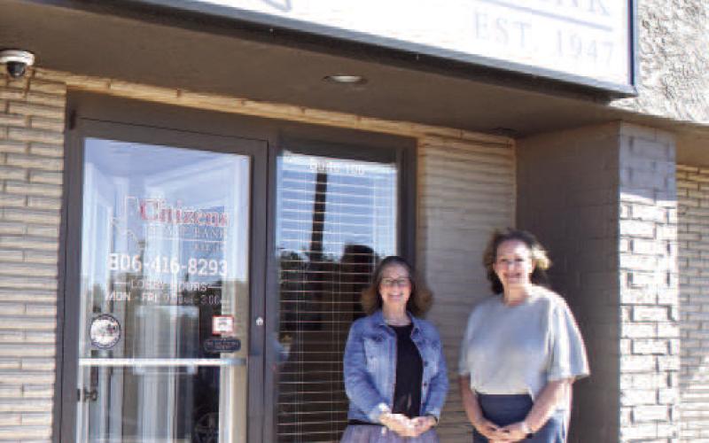 OFFERING LOCAL SERVICES-- Citizens State Bank in Levelland is operated by Heather West, VP-Business Development and Operations, and Jeri Ann Dewbre, Business Development Officer. (Staff photo by Lynda Work)