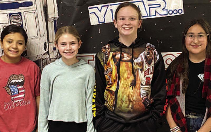 UIL LISTENING SKILLS– Levelland Intermediate School fifth grade students earned a Silver Medal after competing in Academic UIL in Big Spring recently. Pictured from the left are LIS fifth grade Listening Skills team members: Grace Sanchez, Addison Waters placed third; Kaedyn Boggs placed sixth; and Paulina Chavira won second place. (Submitted Photo)