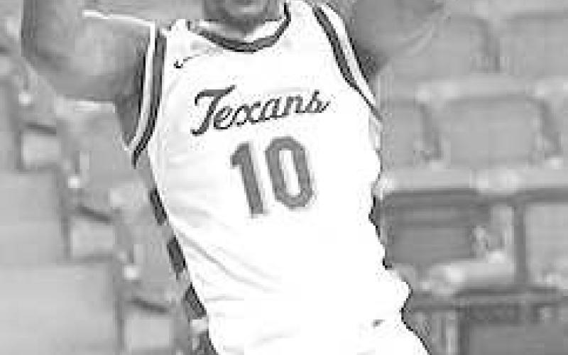 TWO HAND- SPC Texans Jalen McDonald put in a two handed dunk for two of his 10 points in the Texans win over Howard. With the win, SPC improves to 19-5 on the year and 7-3 in league play and will be back on the floor on Monday when they travel to Borger to take on Frank Phillips at 7:30 p.m. (Photo Courtesy of Jordan Irvine)