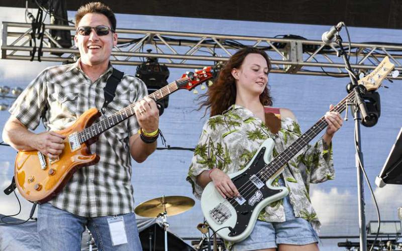 OPENINGACT- SPC Jukebox Country opened at the Cotton &amp;amp; Crude Festival on Saturday at the Oxy Sports Complex. The event had a great turnout of community members. (Photo by Jentezen Smith).