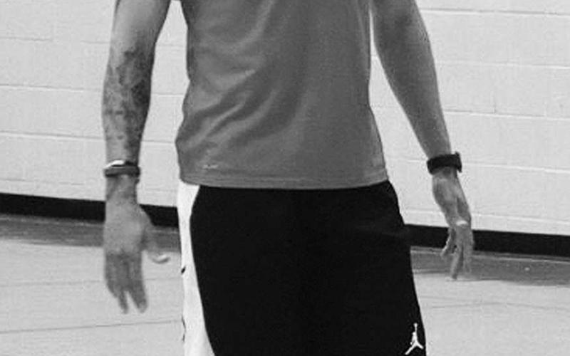 NEW ERA- The Levelland Lobo basketball program has entered a new era under Head Coach Jordan Windholz as he begins building his program this summer. Pictured is coach Windholz at his first workout with Lobo athletes. (Staff Photo by Aalijah Soliz)