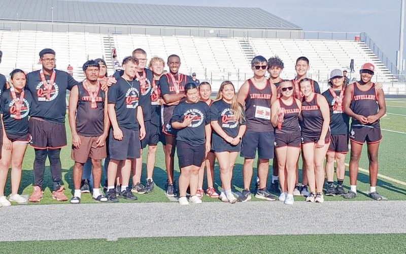 SIXTH AT STATE - The Levelland Unified Track &amp;amp; Field team competed at the UIL State Championships at Veterans Memorial Stadium in Dell Valle, Texas, this past weekend. The group placed sixth out of 16 competing teams. (Photo provided by Levelland ISD)