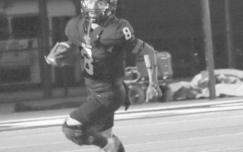 LOCKED DOWN - Levelland Lobo Ricky Rodriguez got an interception against the Snyder Tigers last Friday in their last non-district matchup. (Staff photo by Aalijah Soliz)