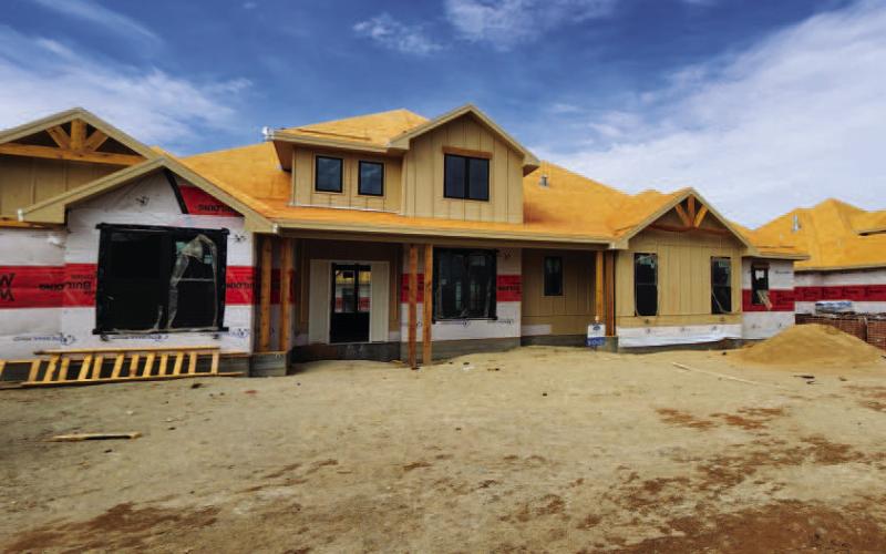 NEW ADDITIONS - New housing is finding its way into Levelland as more homes are being built in the south and east sides of the Levelland community. Two new homes are in the middle stages of being built on Yale Drive, while houses on Joliet Avenue and Holly Street are having the finishing touches done including concrete work. (Staff Photo)